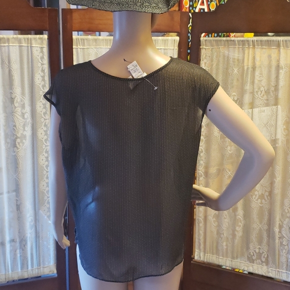 NWOT Sheer Top Size Large - Picture 2 of 2